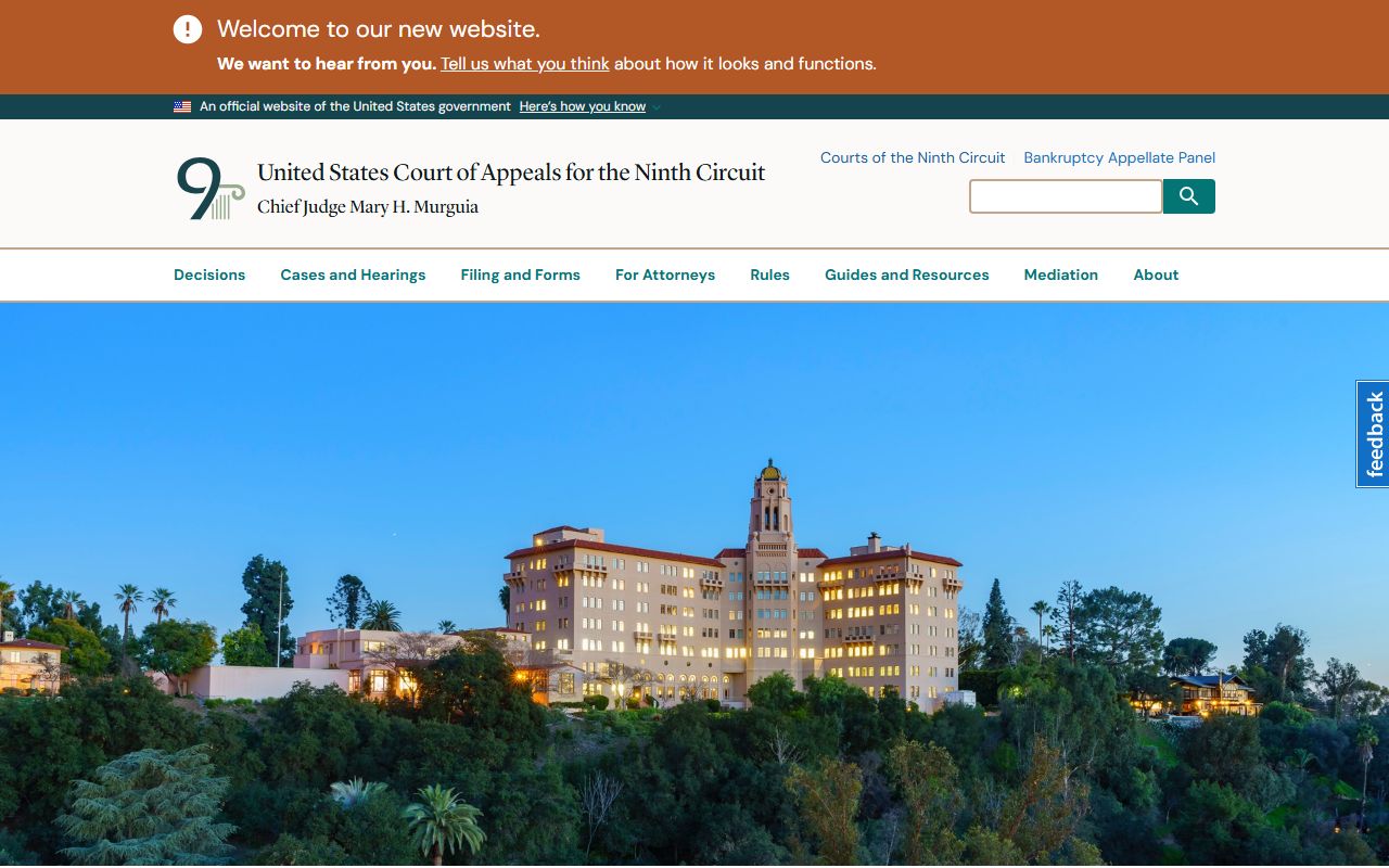 Latah County District Court with Ninth Circuit as separate federal appellate court