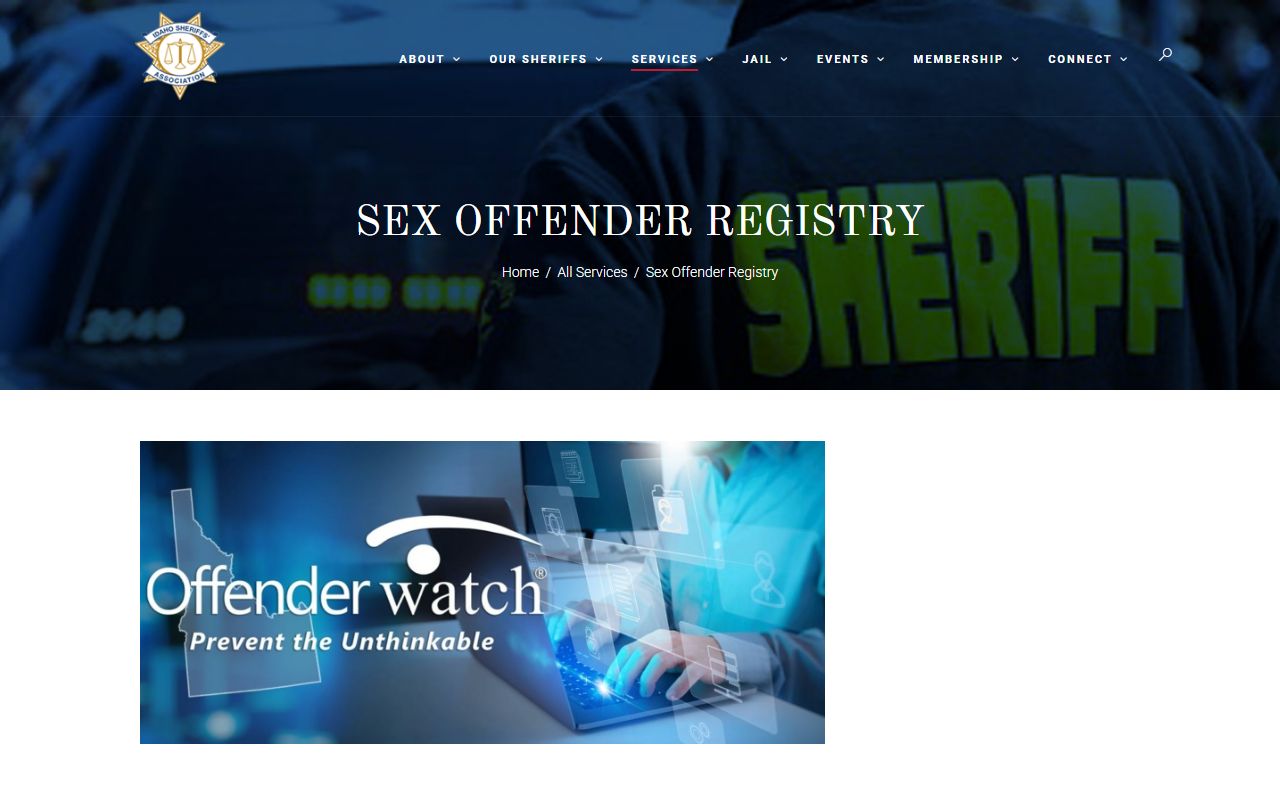Latah County marriage and divorce records with separate Idaho public safety registry source