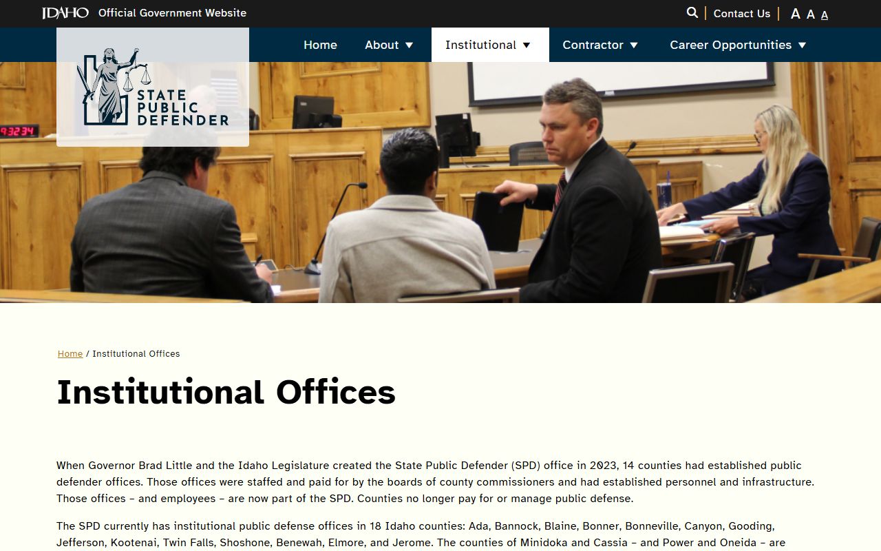 Latah County probate records with Second Judicial District Idaho legal office context