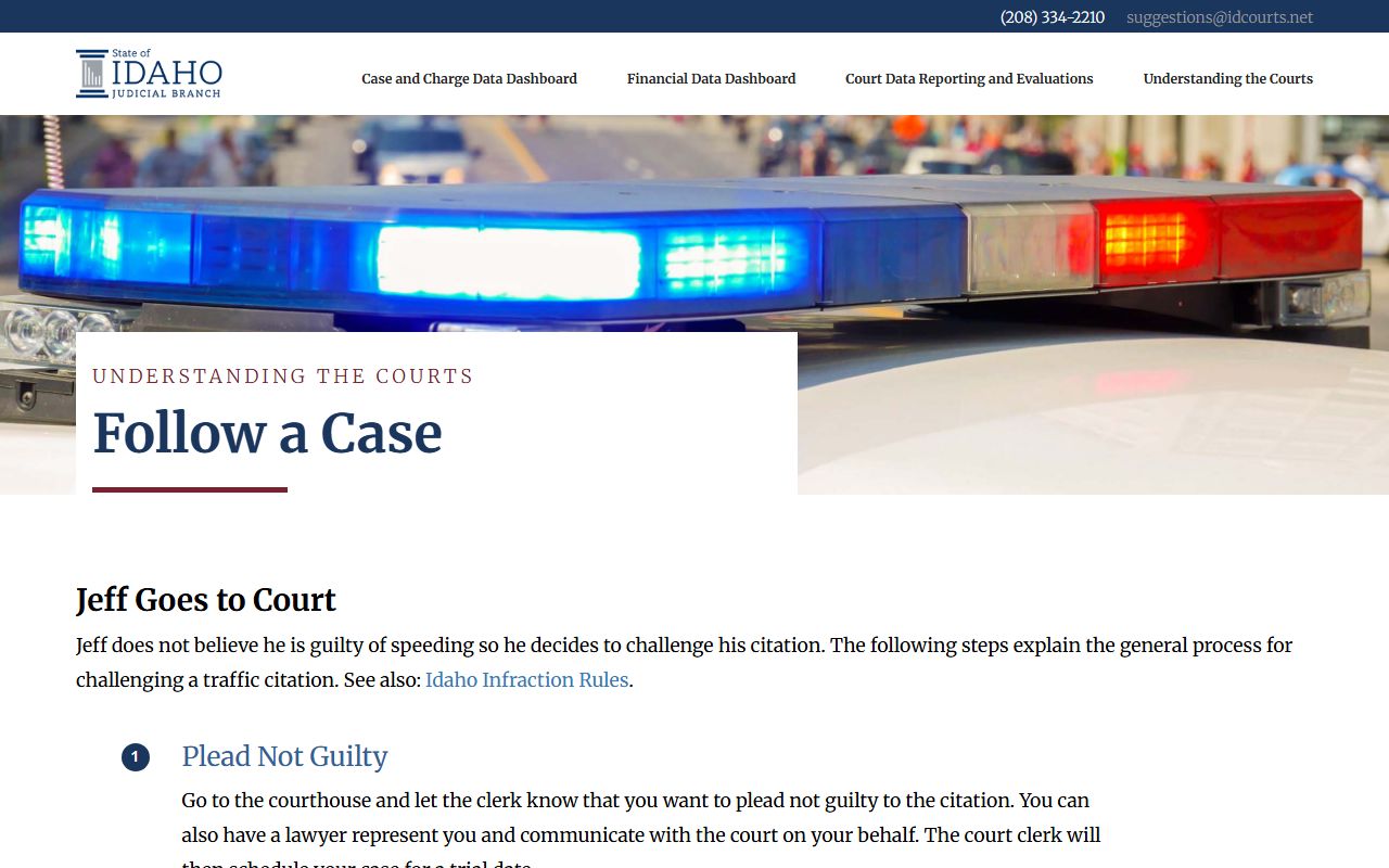 Latah County traffic court records Idaho Court Data traffic pathway